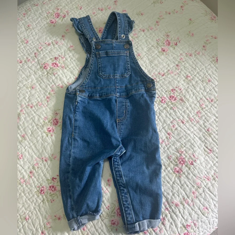 SOLD Carters denim overalls size 9 months - Picture 1 of 5